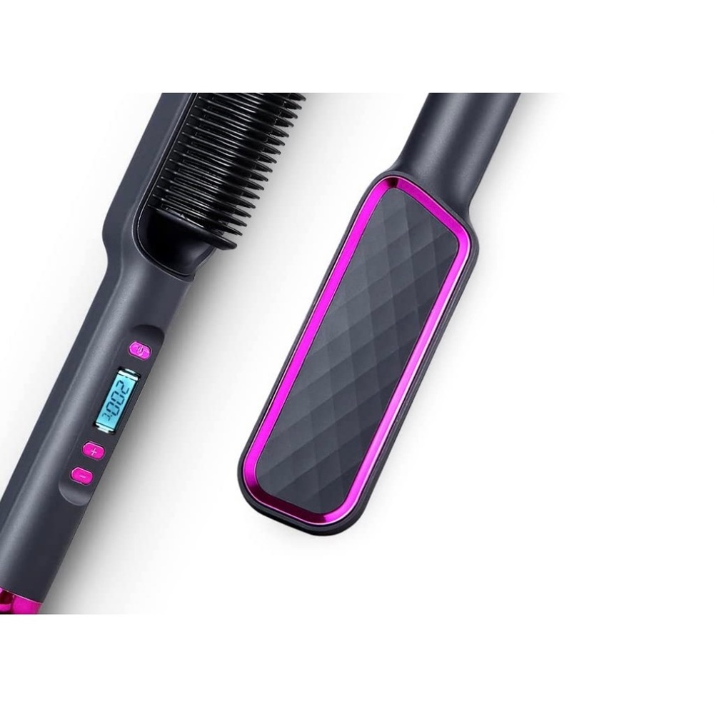 Hair Straighter Brush Comb
